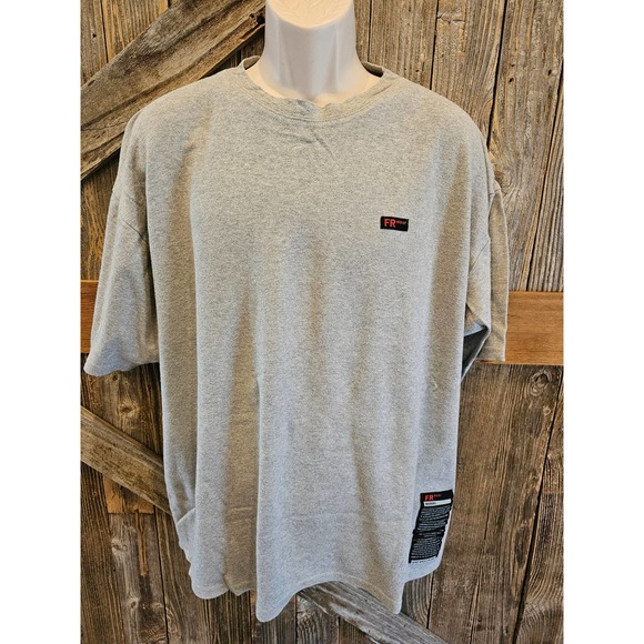 Black stallion Other - Black stallion flame fire fr resistant t shirt grey gray 2XL XXL ^*